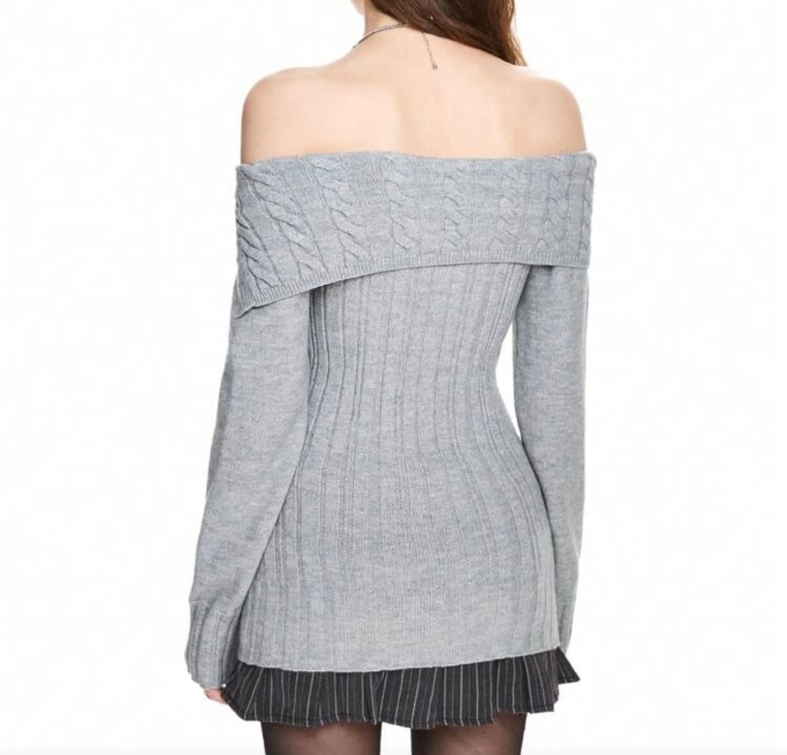 오프숄더 니트 옾숄 상품이미지2