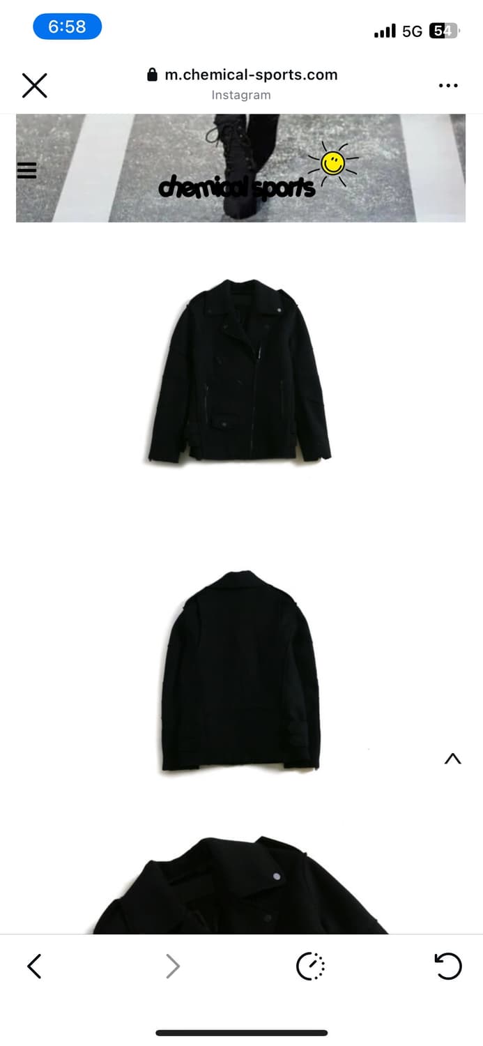 알렉산더왕 H&M 콜라보 울 바이커 자켓 상품이미지5