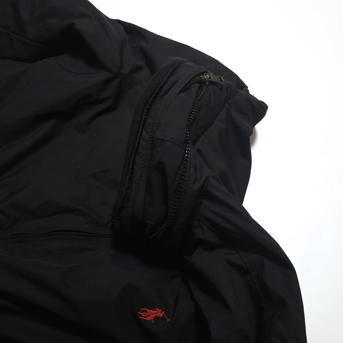 폴로 랄프로렌 폴리쉘 페리 기모 점퍼 자켓 블랙 상품이미지6