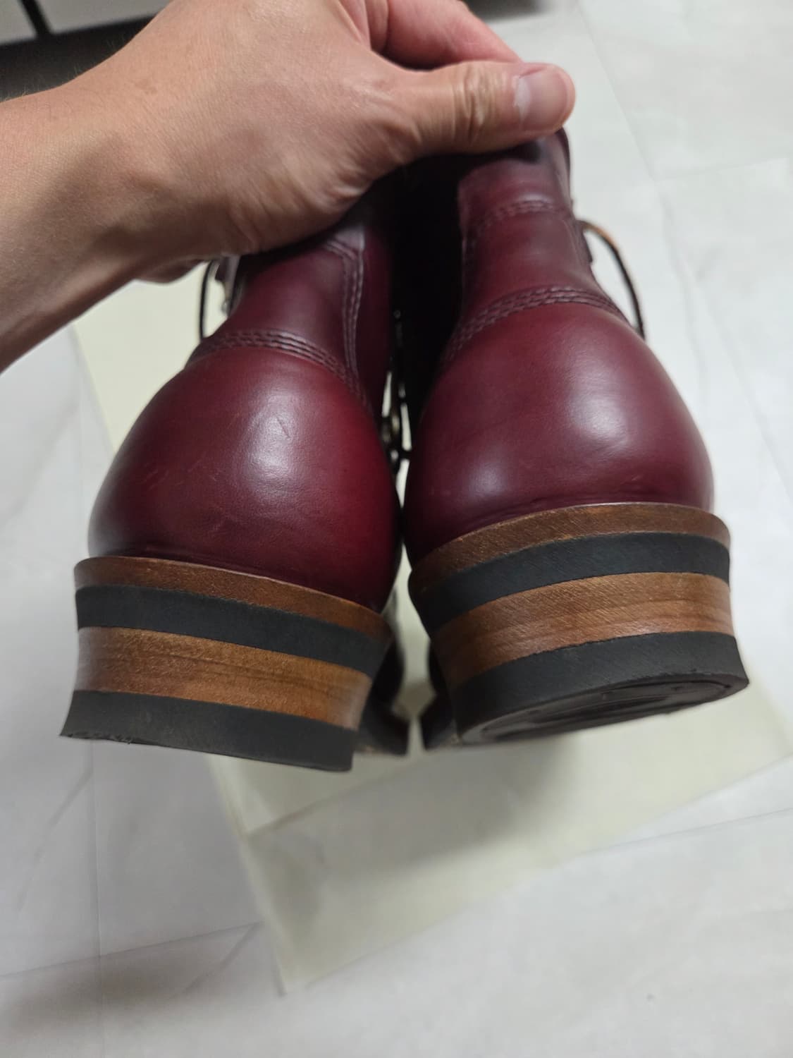 화이츠부츠 스모크점퍼 버건디 색상 9E  상품이미지8