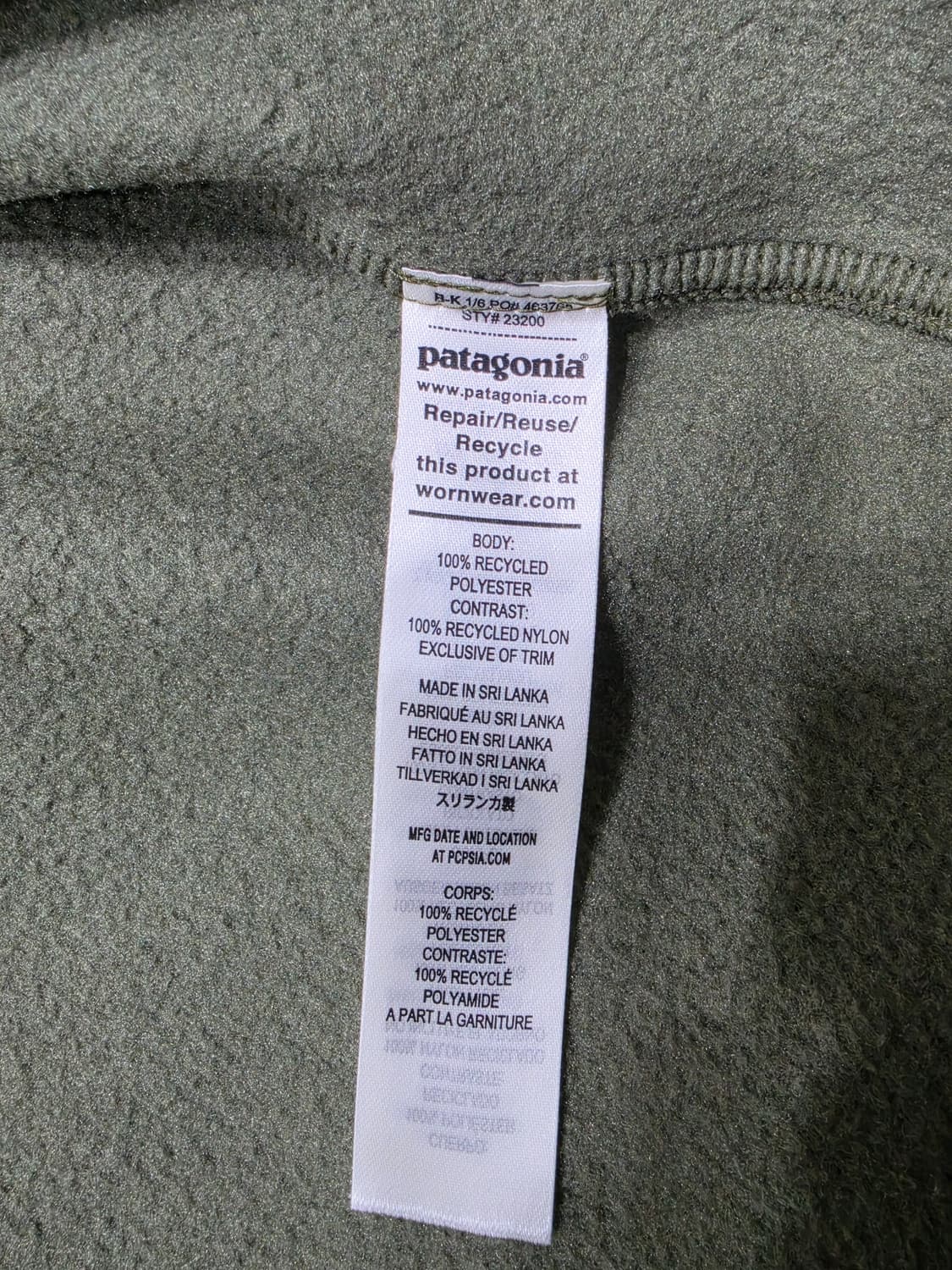 파타고니아 신칠라 플리스 셔츠 자켓 S 상품이미지9