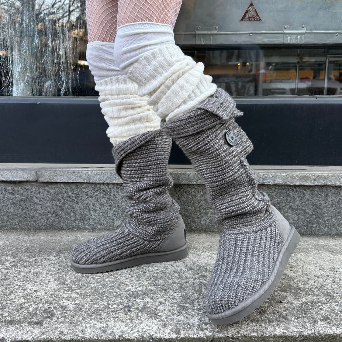 00s 그레이 니트 어그 카디 부츠 상품이미지7