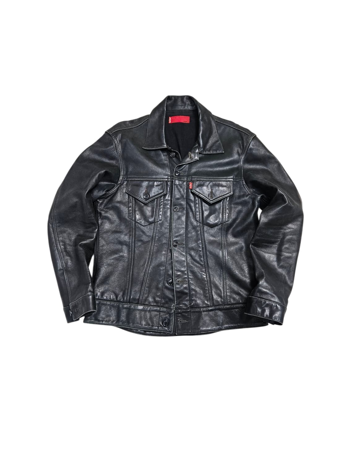 리바이스 레드탭 레더 트러커 자켓 상품이미지1