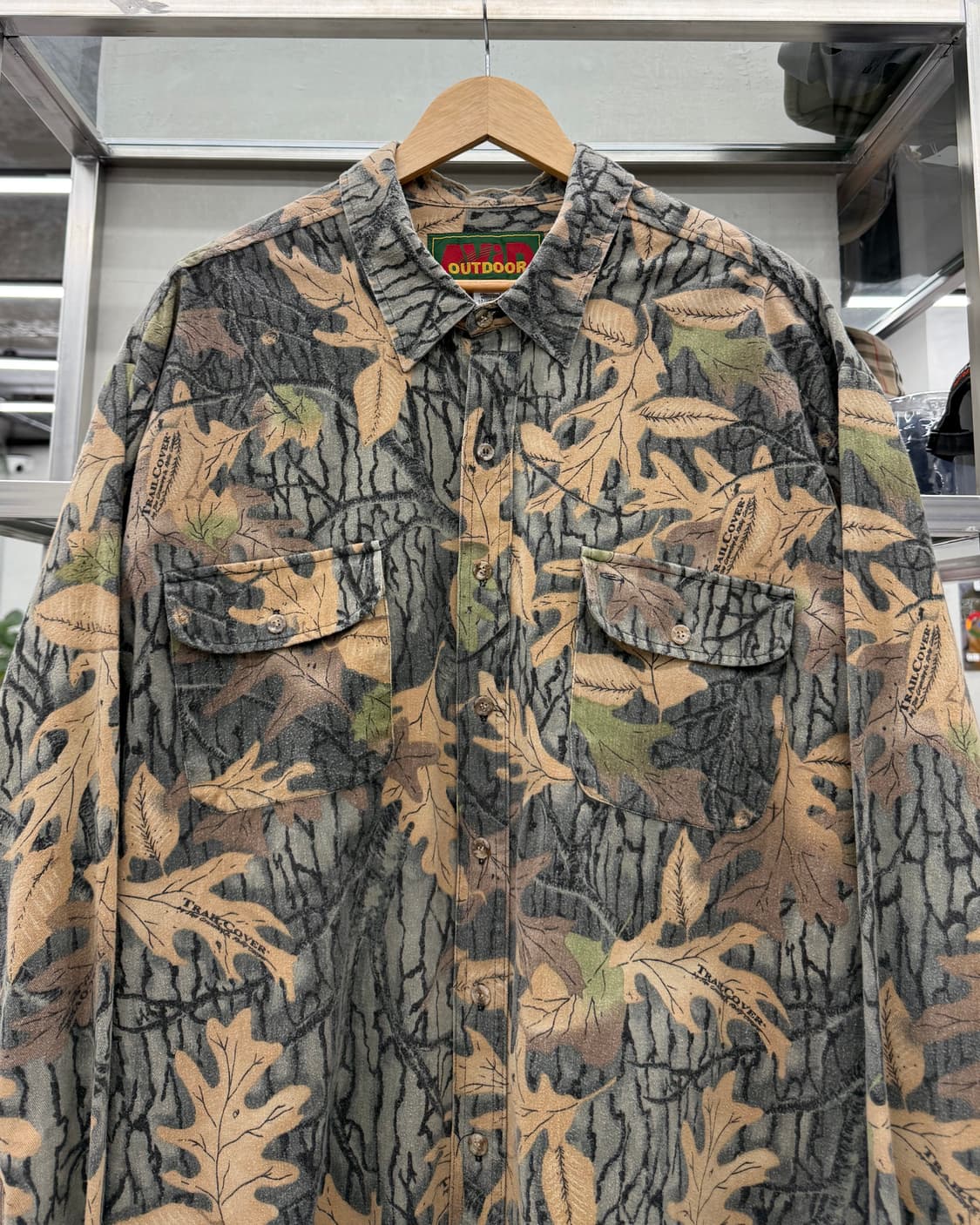 아비드 아웃도어 Avid Outdoor 00s 헤링본 울 셔츠 상품이미지3