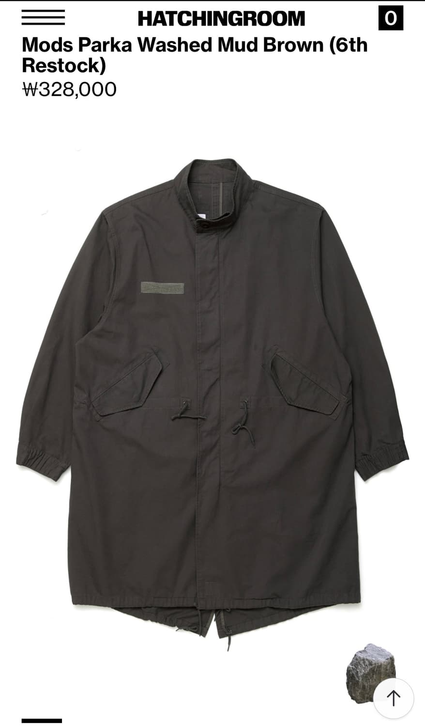 해칭룸 파카 새상품 상품이미지1