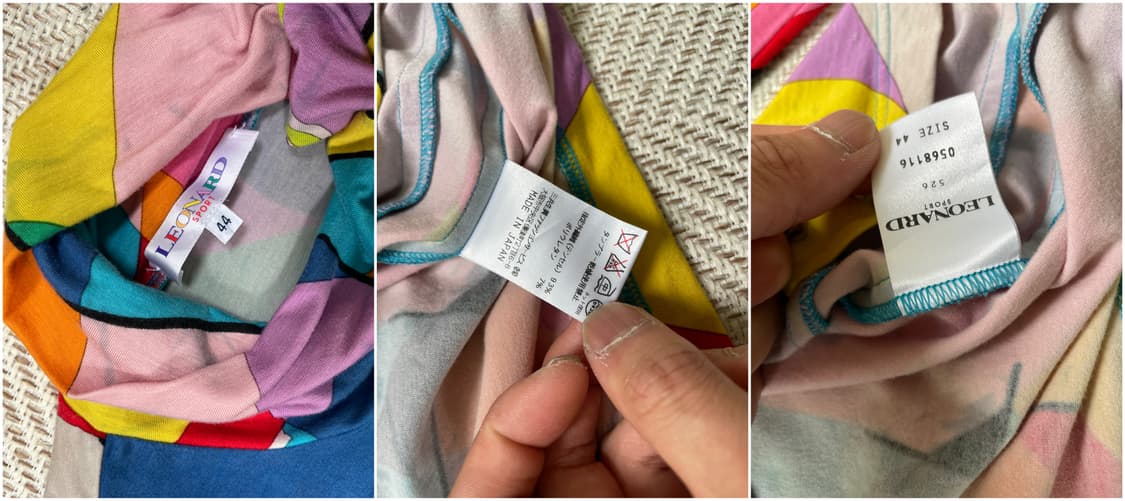 레오나르드 아트 그래픽 터틀넥 탑 J04347 상품이미지9