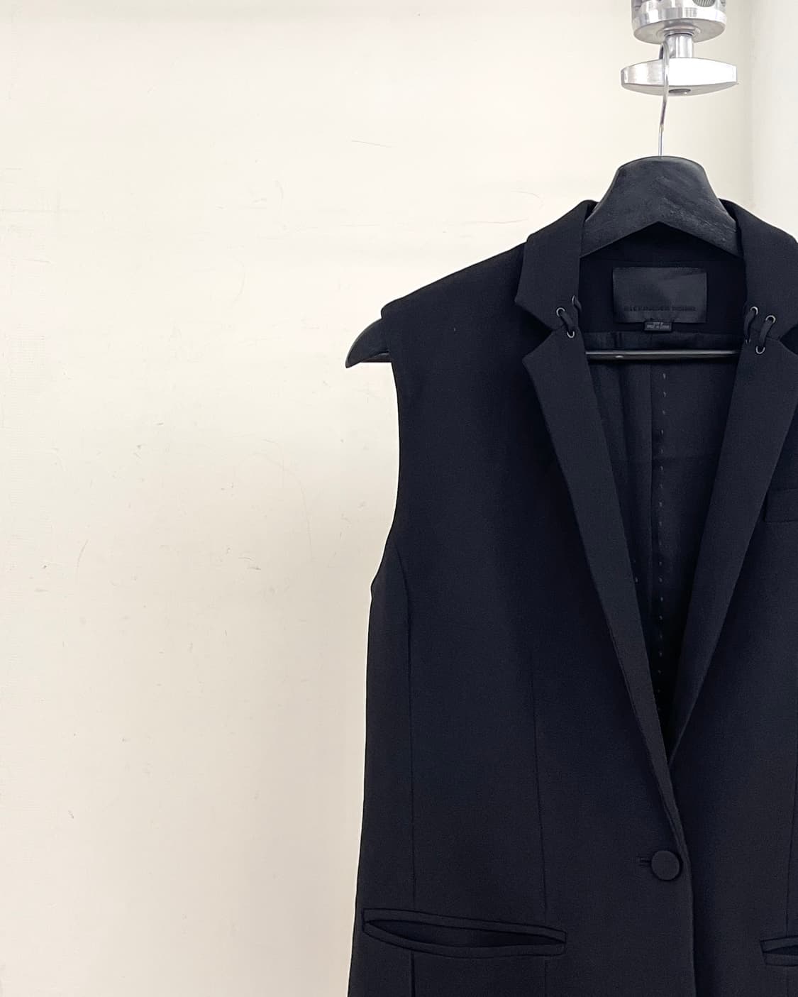 알렉산더 왕 블랙 슬리브리스 롱 베스트 상품이미지3