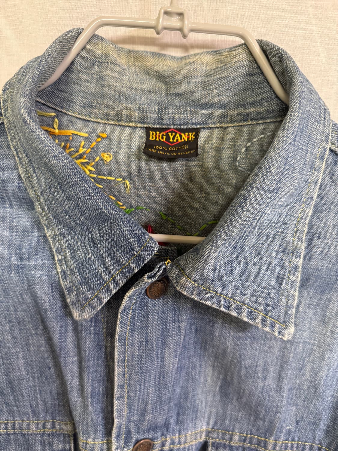 빅얀크 빈티지 데님 셔츠 (big yank) 상품이미지6