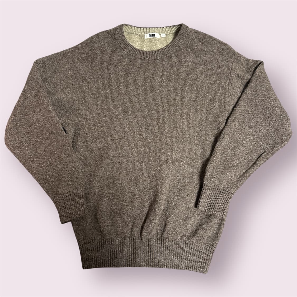유니클로 u라인 브라운 니트 L 상품이미지1