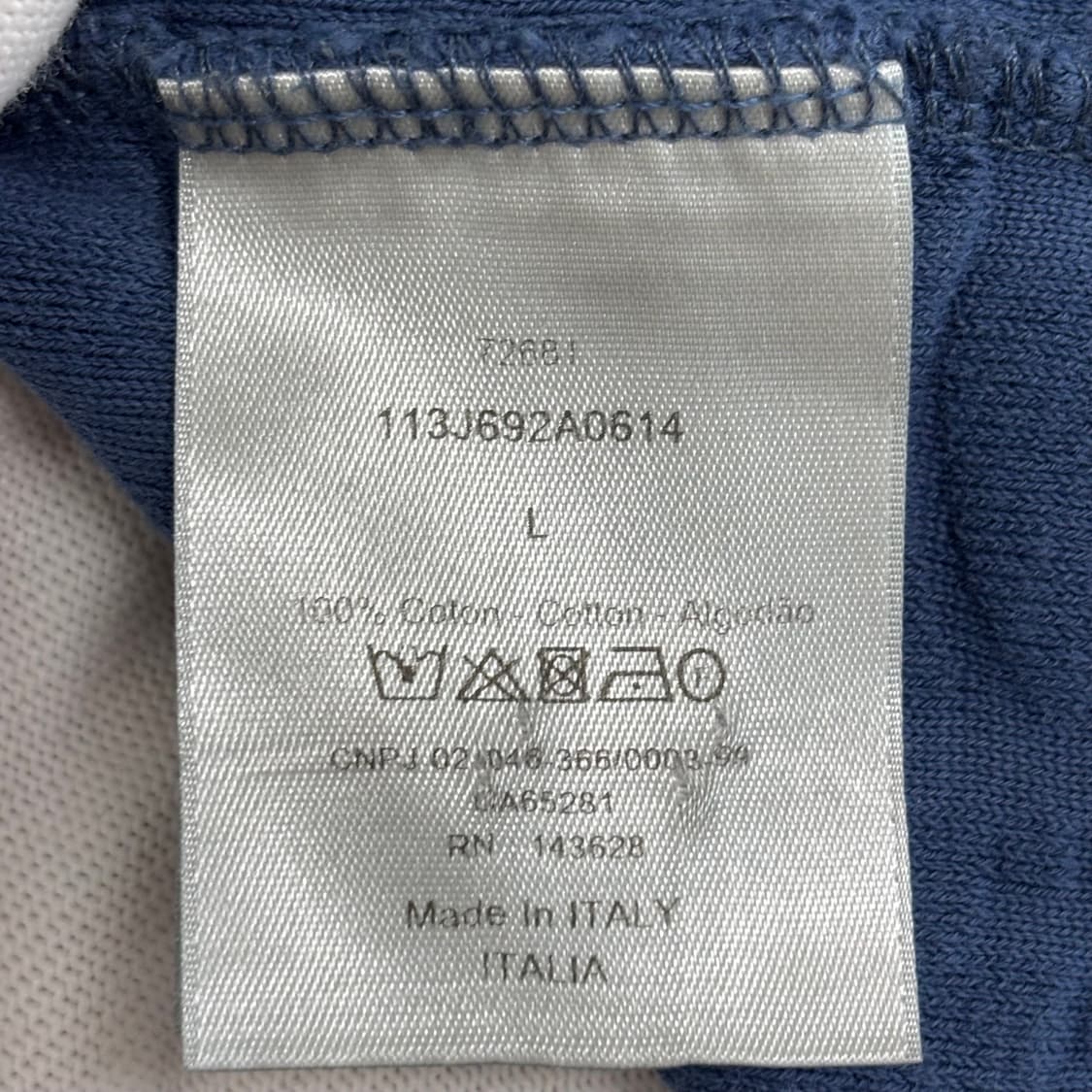 [L]디올 오블리크 테리 반팔티 상품이미지3