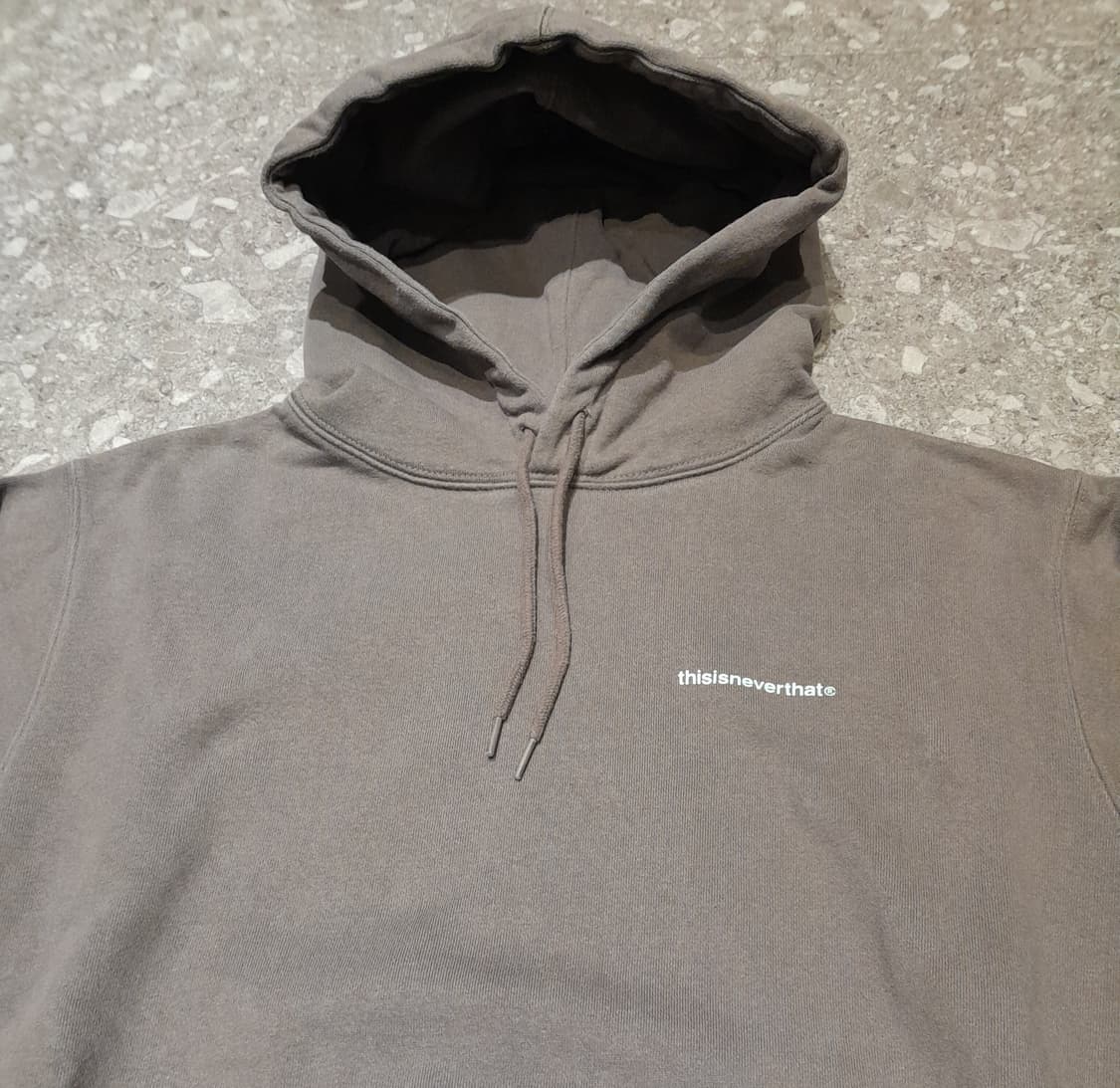 💥디스이즈네버댓 기모후드 브라운 (S)      상품이미지3