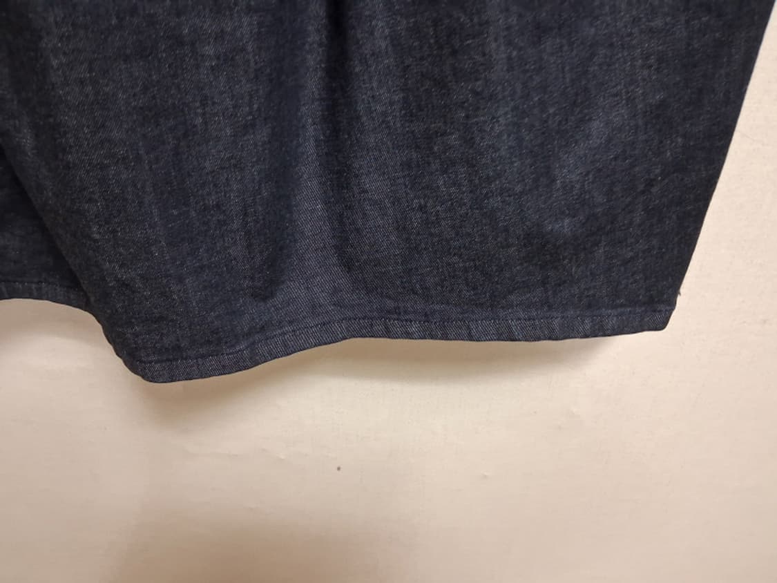 일본구제 MUJI 무지 진청 데님롱스커트 스판성있는 두꺼운 스판청롱스커트 상품이미지6