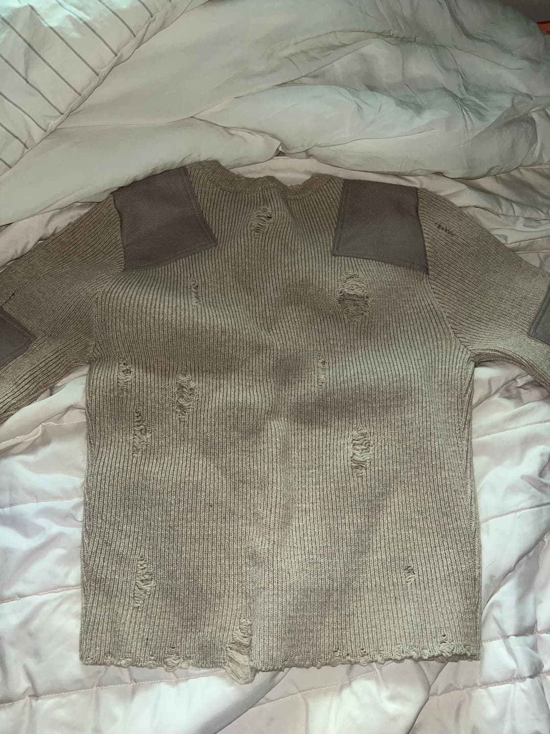 떠그클럽 패치 니트 1사이즈 상품이미지4