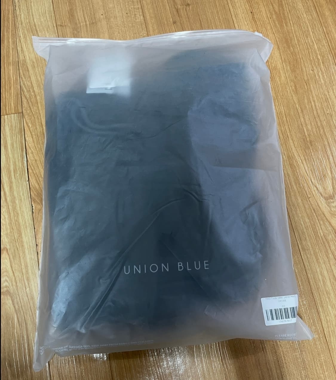 유니온블루 투턱 외이드 스웻팬츠 카키 상품이미지3