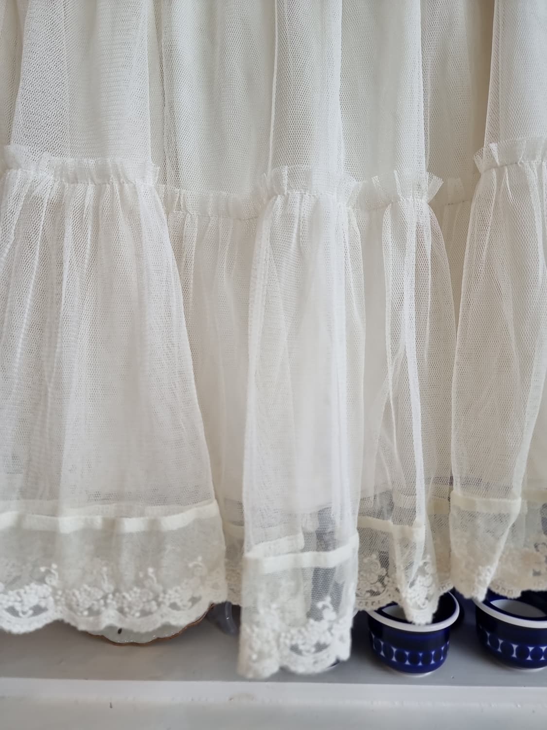 아이보리 레이스  스커트 상품이미지3