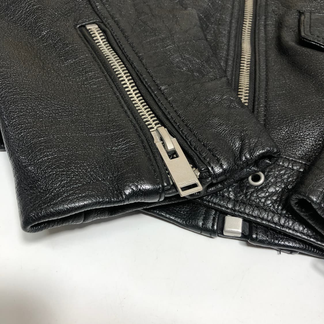 자라 버팔로 소가죽 라이더 자켓 L 상품이미지6