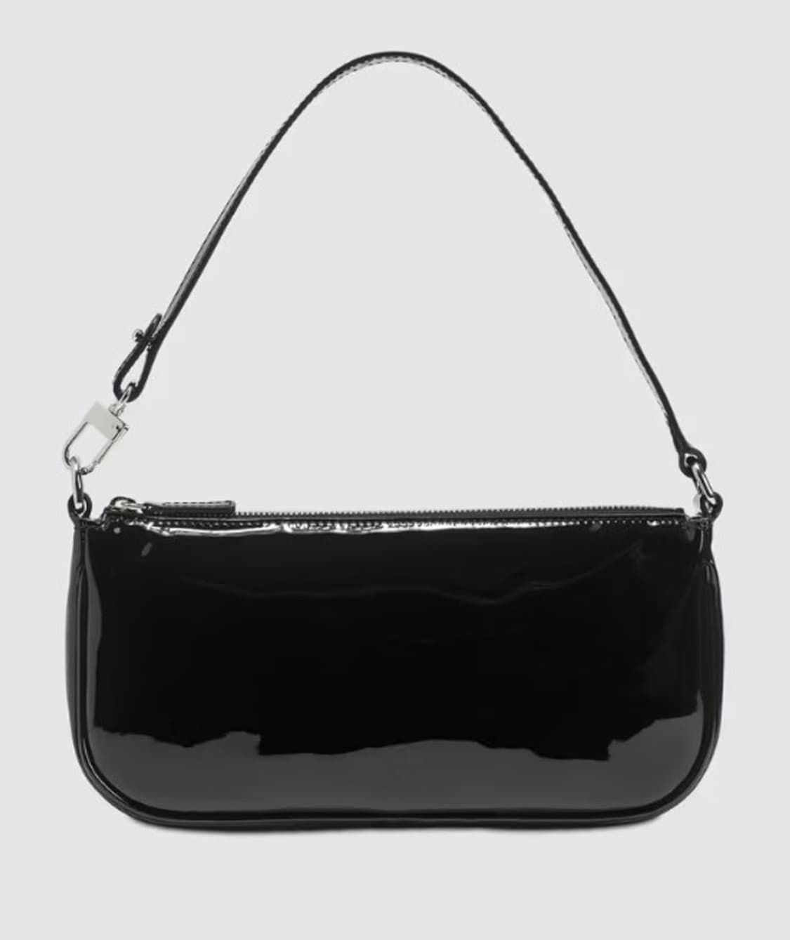 (새상품) BY FAR 바이파 레이첼 숄더백 블랙 페이턴트 상품이미지1