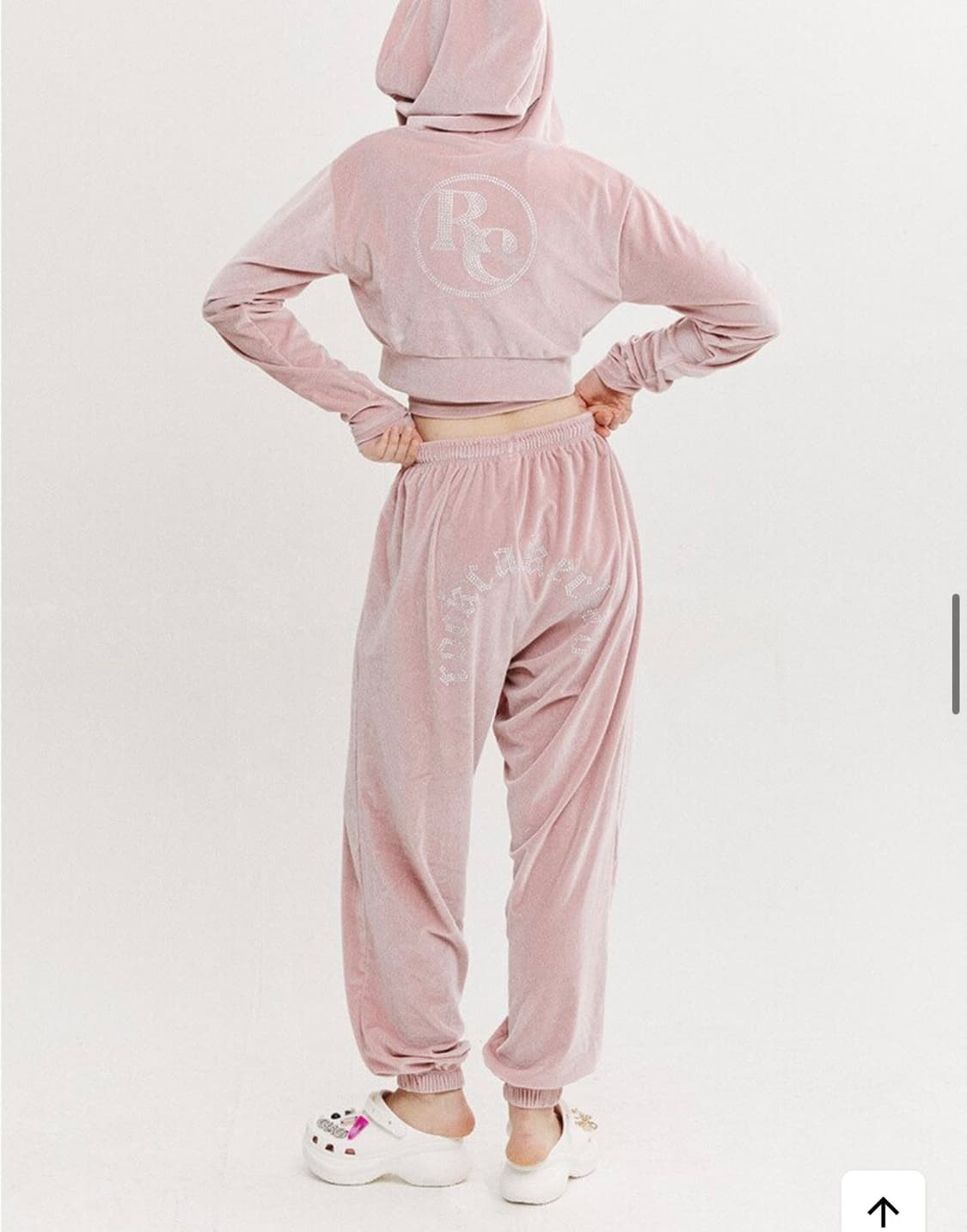 락케이크 글리터 벨벳 셋업 상품이미지1