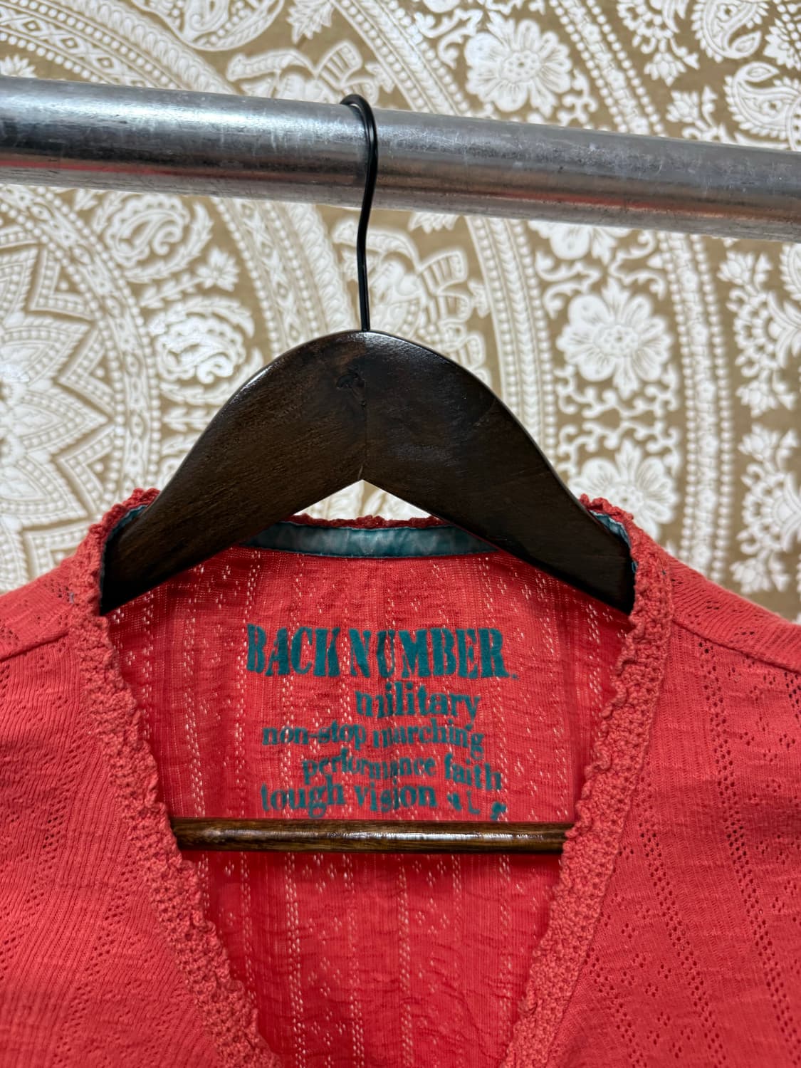 제페니즈 빈티지 여성 펀칭 헨리넥 긴팔 티  상품이미지4