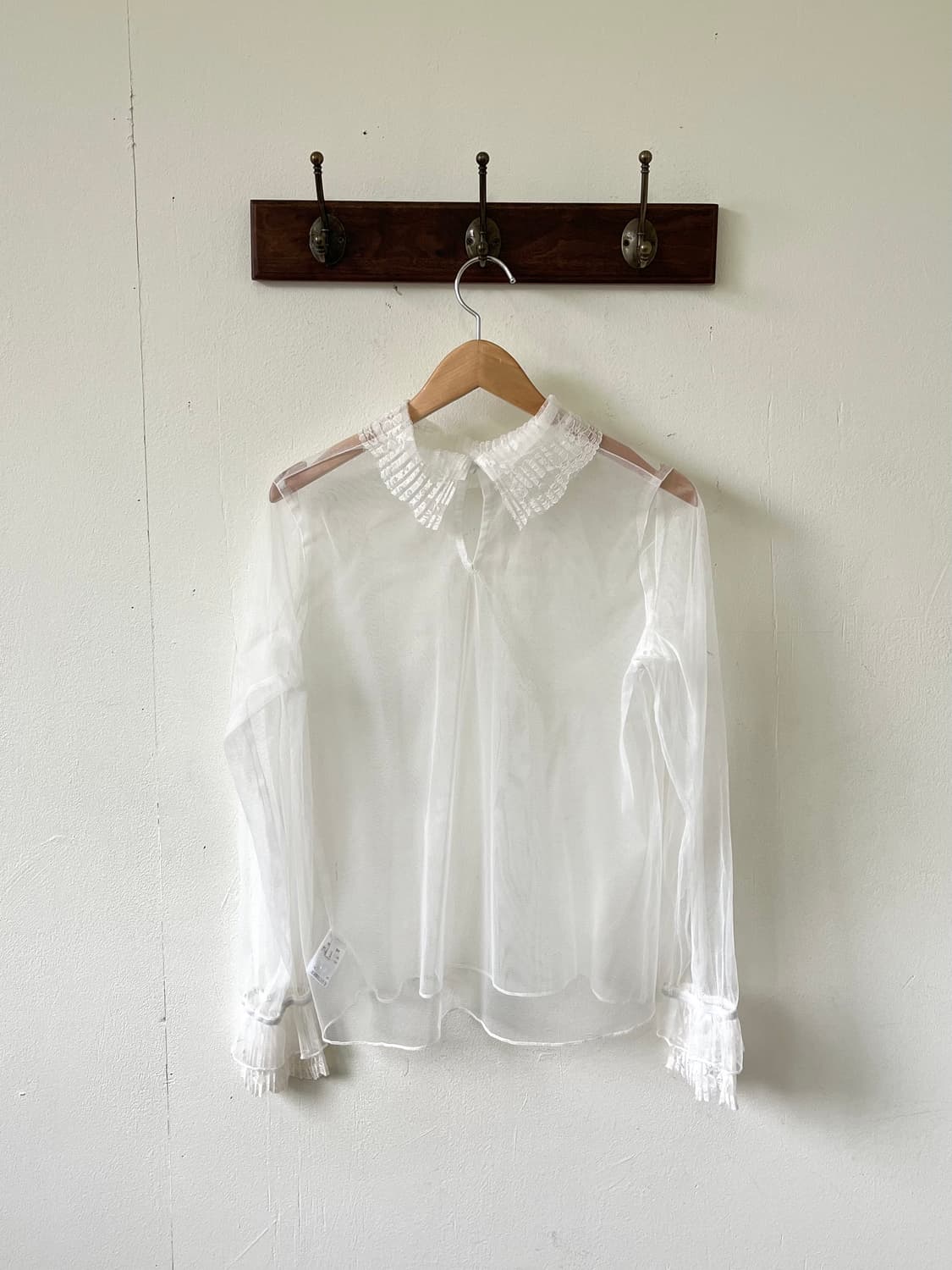 apres jour 시스루 레이스 탑 상품이미지2