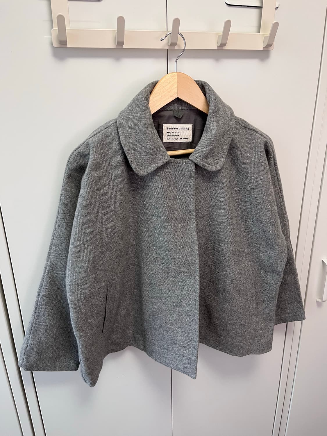 Homeworking 사와코 투버튼 울코트 상품이미지5