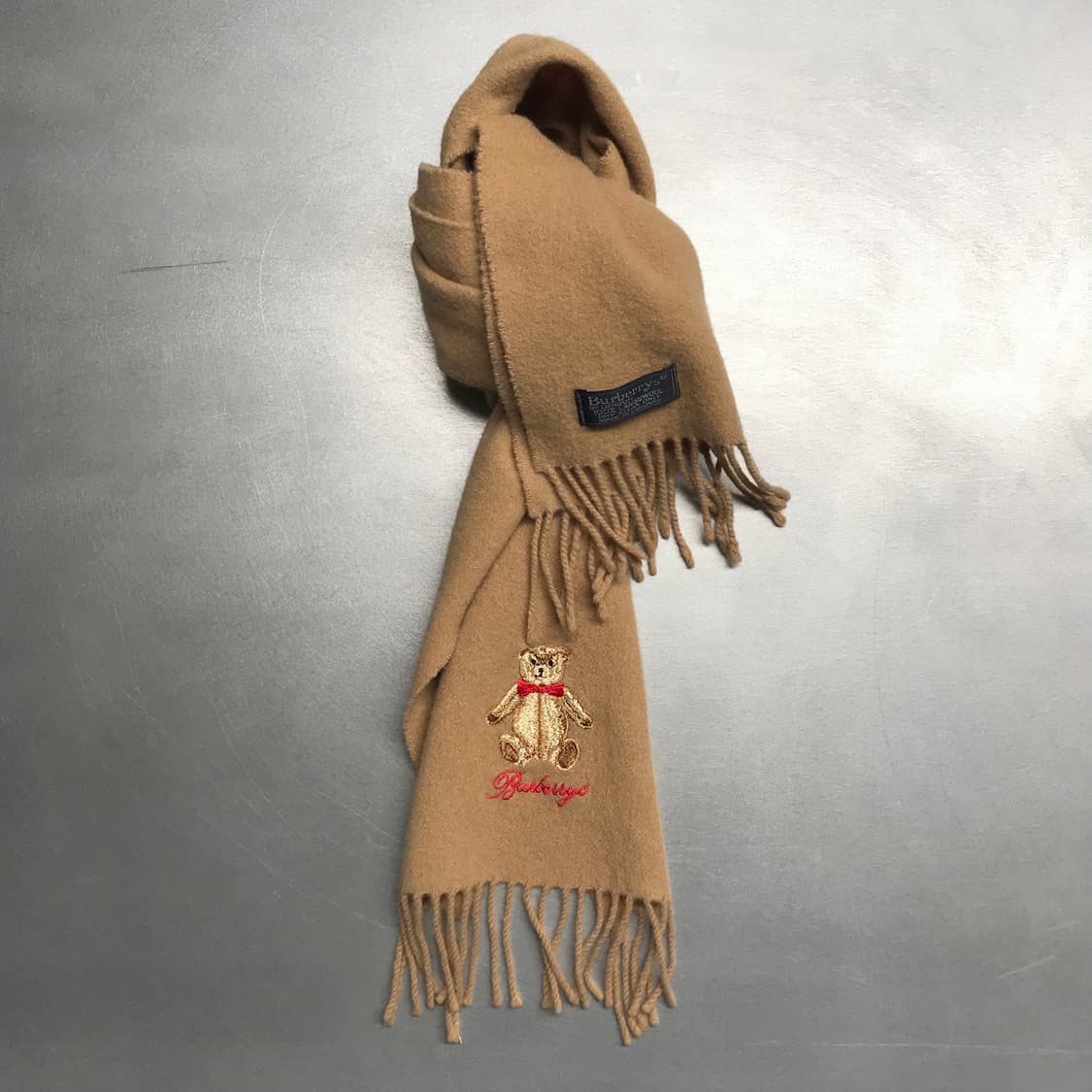 버버리 정품 램스울 베어 머플러 베이지 상품이미지1