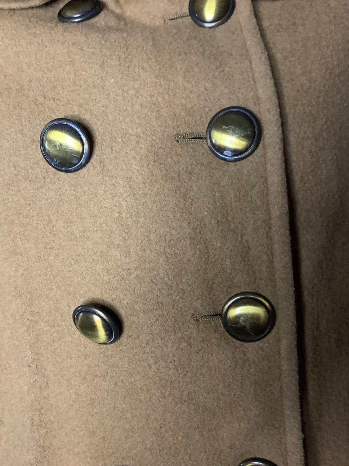 라떼갸루 금장 퍼 케이프 코트 상품이미지2