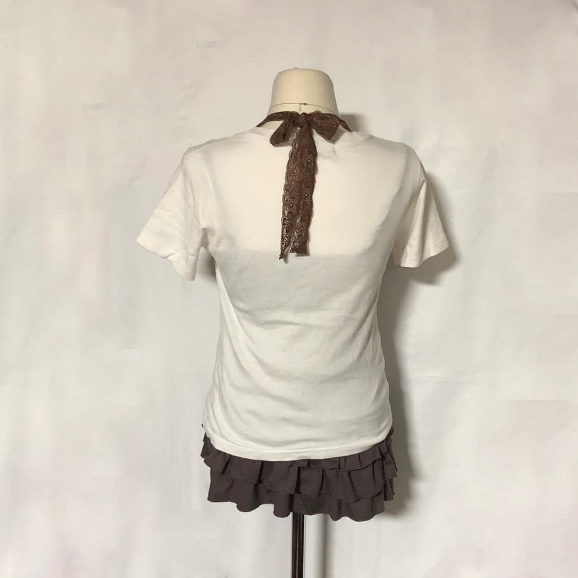 히비스커스 티셔츠 화이트 상품이미지6