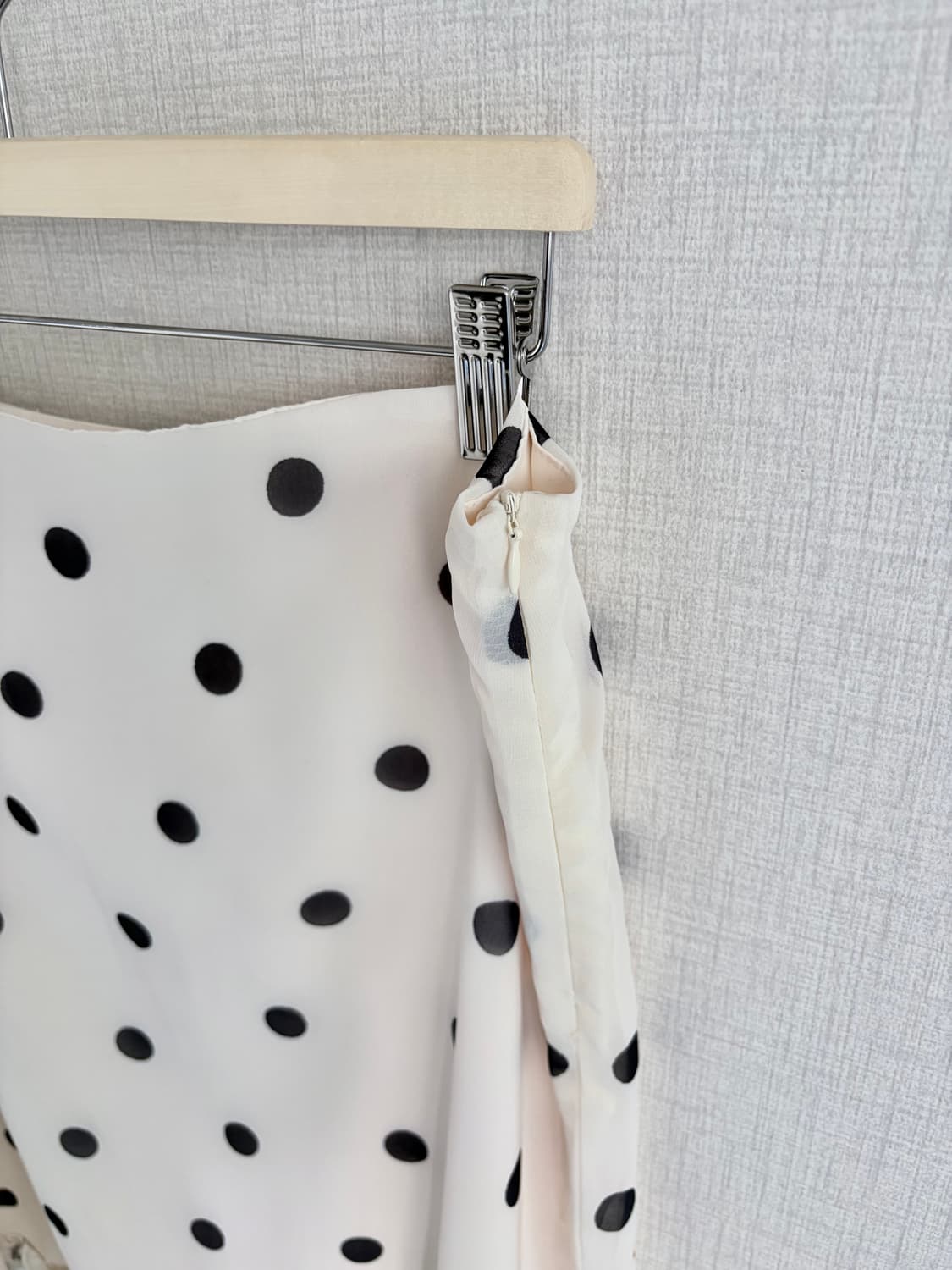 도트 미디 스커트 상품이미지2