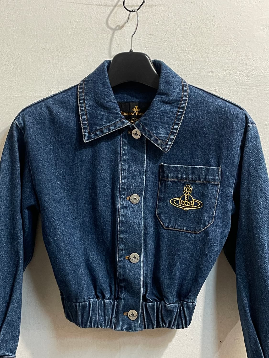 비비안 웨스트우드 크롭 데님 자켓 상품이미지3