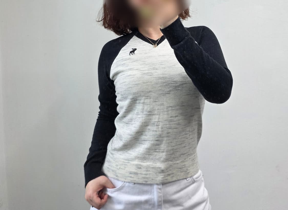 [프립]아베크롬비 키즈 브이넥니트 상품이미지1