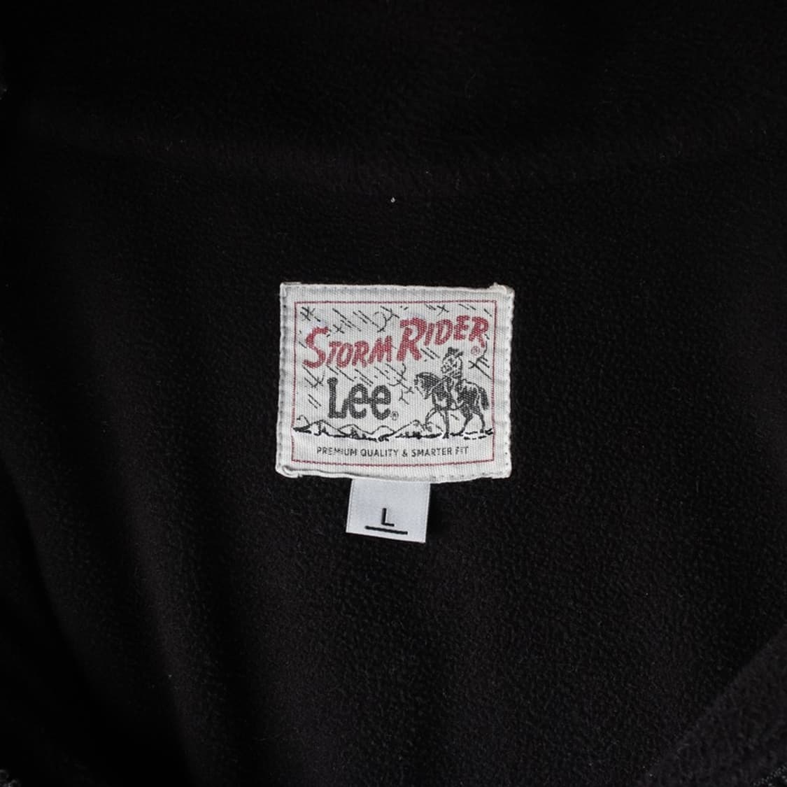 LEE 스톰라이더 블랙 플리스 집업 자켓 L 상품이미지5