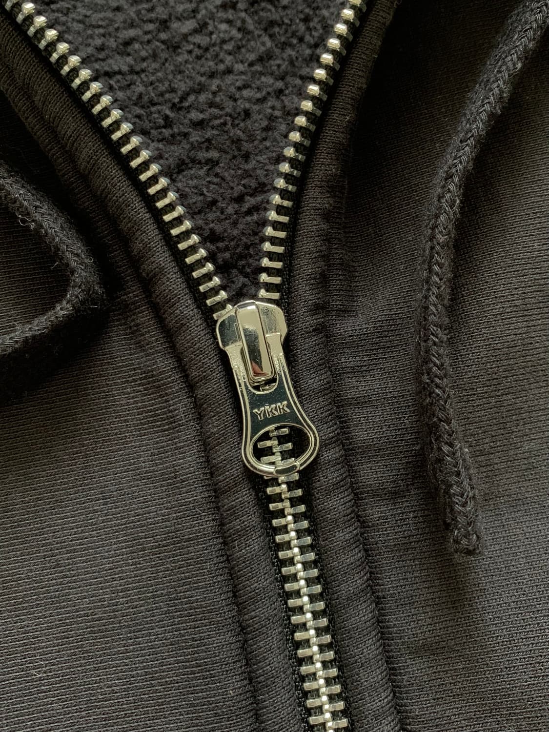 스투시 FW22 스탁로고 기모 블랙 후드집업 상품이미지7