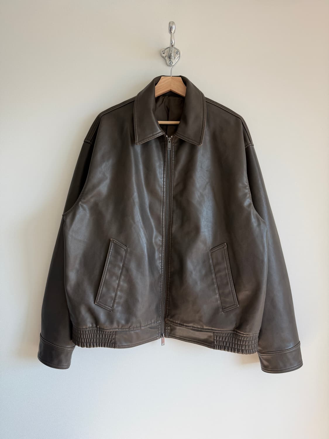 [XXL]Pre owned 에코레더 자켓 상품이미지2