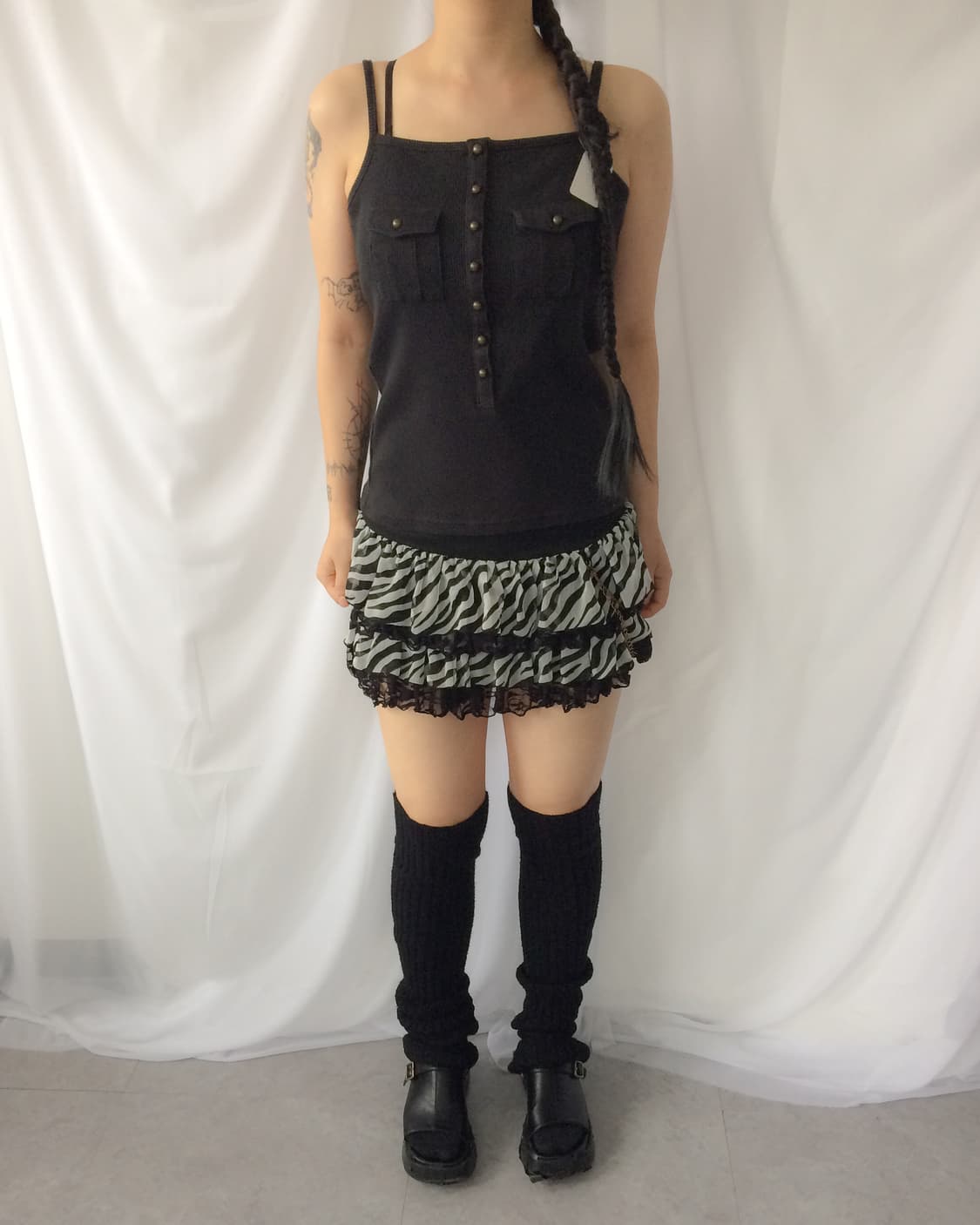 pocket point button up ribbed sleeveless 상품이미지5