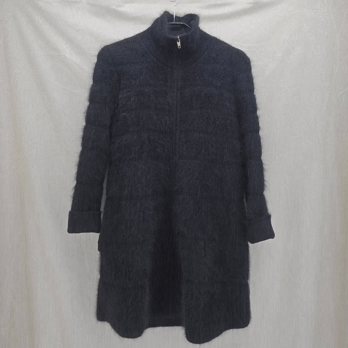 LIST 앙고라 코트 블랙 55사이즈 상품이미지1