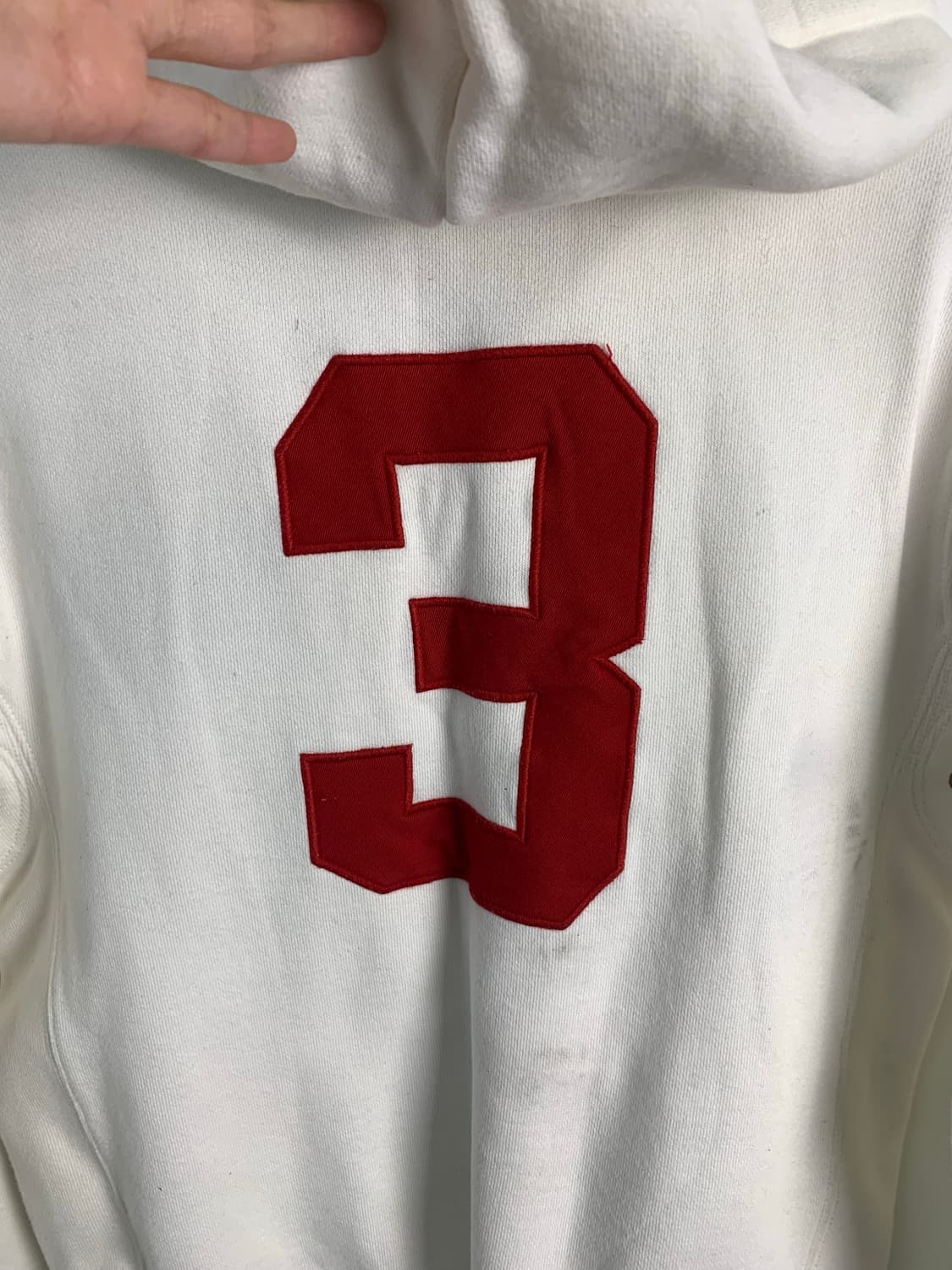 폴로 랄프로렌 럭비 빅포니 화이트 후드티 상품이미지6