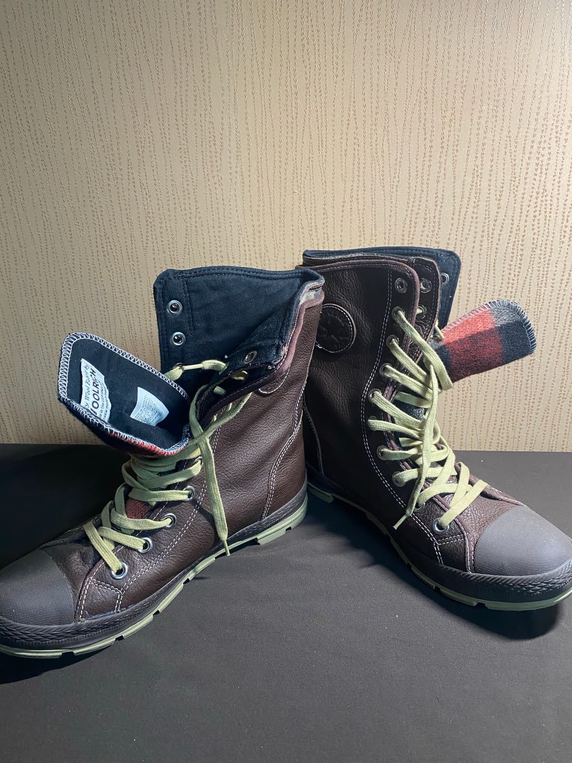 컨버스 X woolrich 브라운 부츠 280 상품이미지2