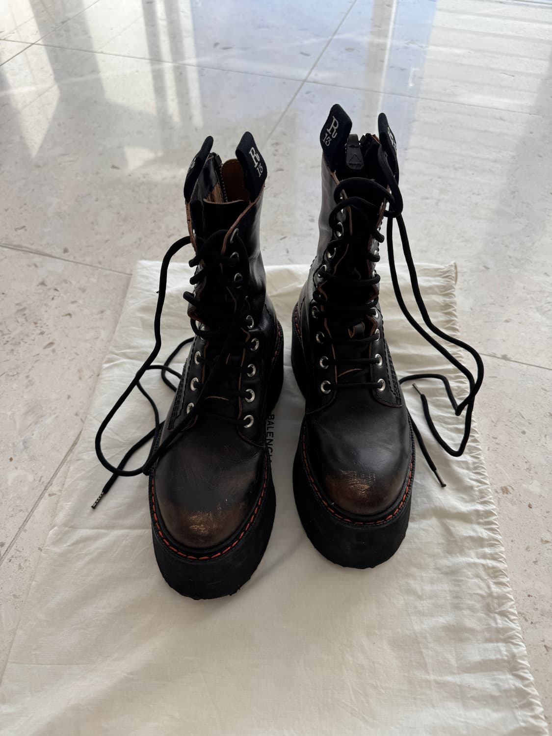 알써틴 R13 더블스택 레이스업 부츠 36 사이즈  상품이미지1