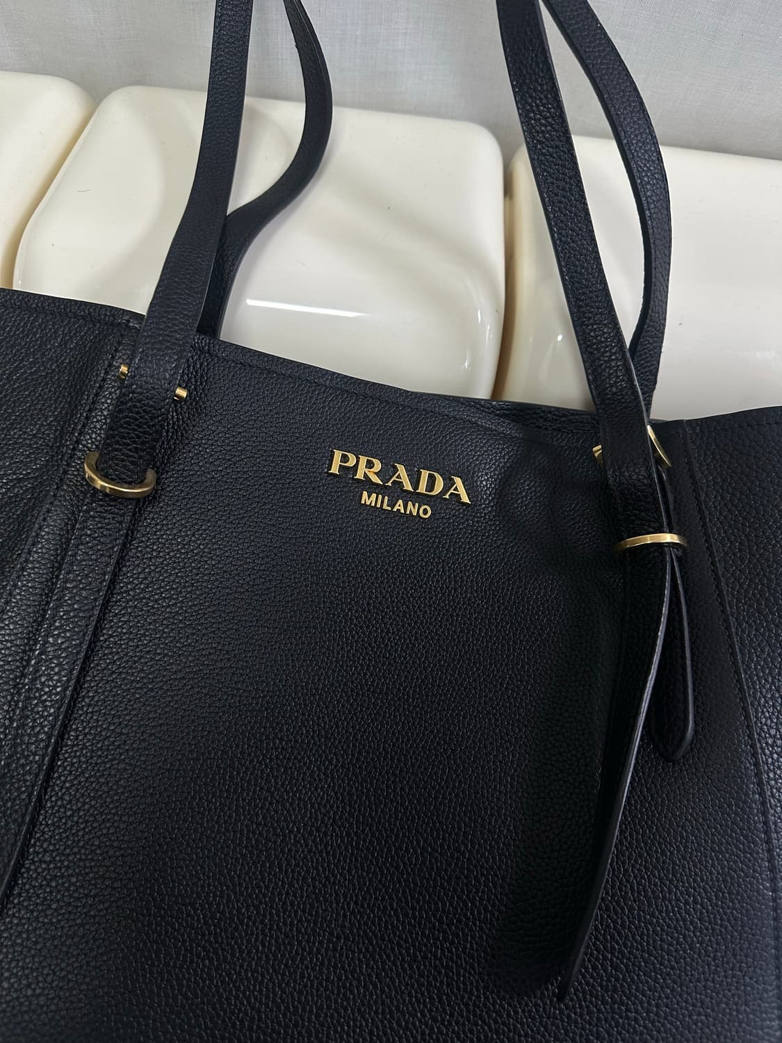 [SA 정품] 프라다 로고 숄더백 상품이미지6