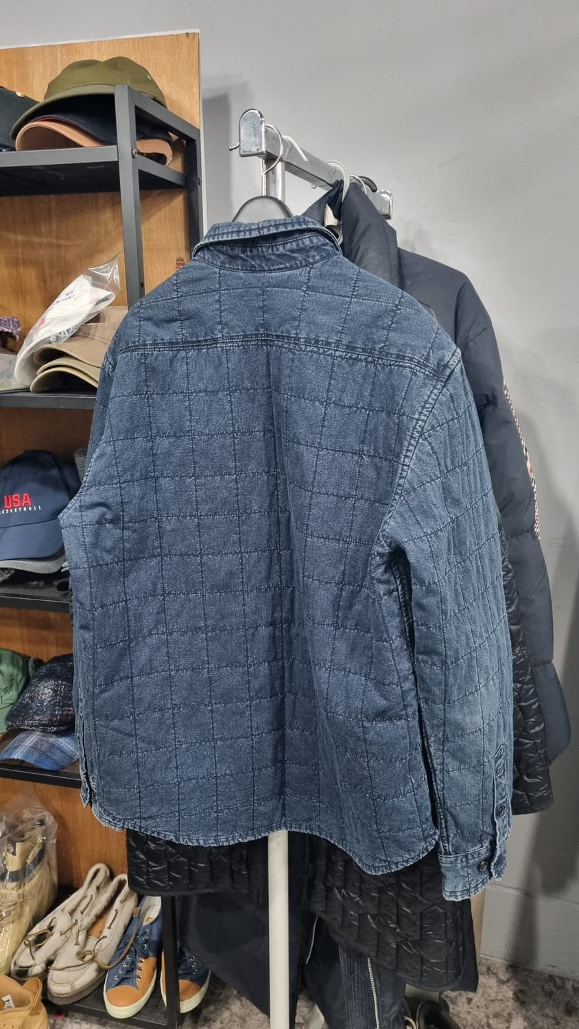 코오롱 (시리즈) 데님 깔깔이 셔켓 100size (가슴반품55) 상품이미지3