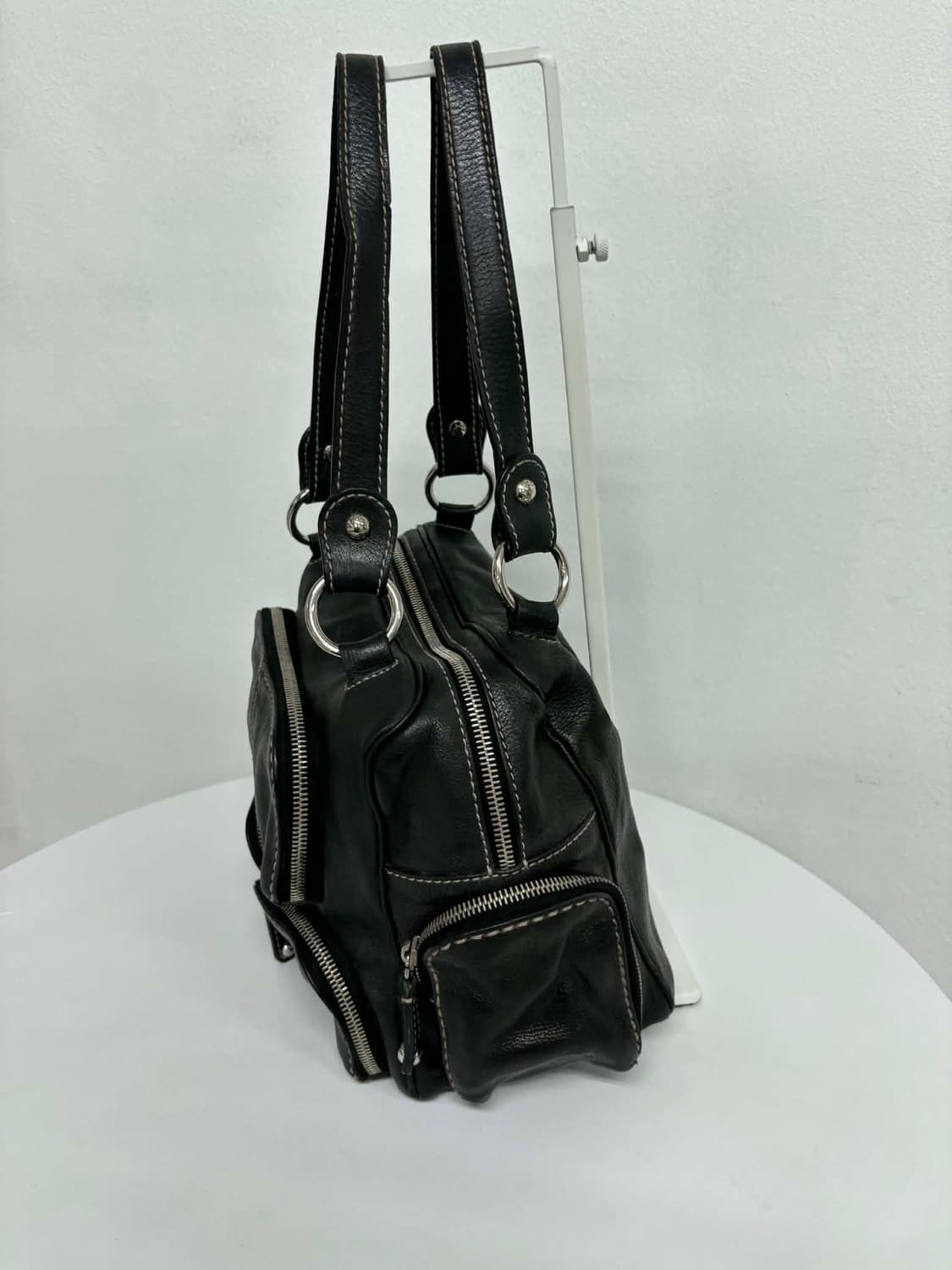 토즈 멀티포켓 가죽 핸드 토트백 숄더백 상품이미지3