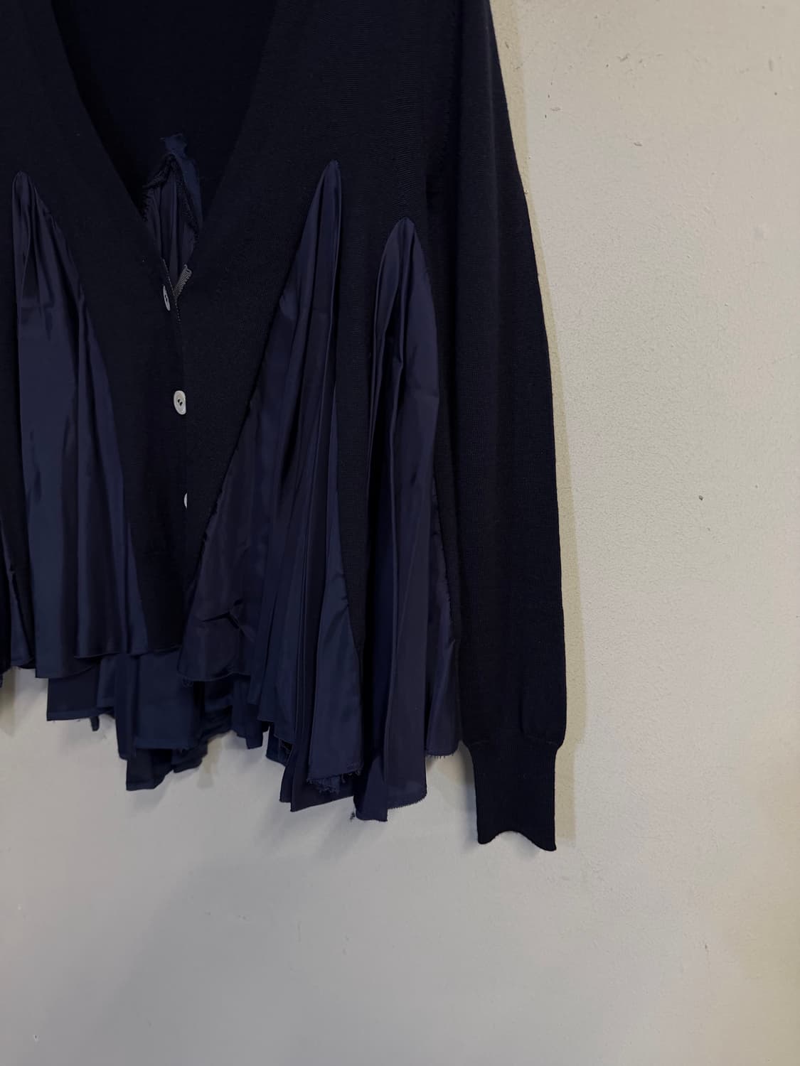 SACAI LUCK 12aw cardigan navy 상품이미지2