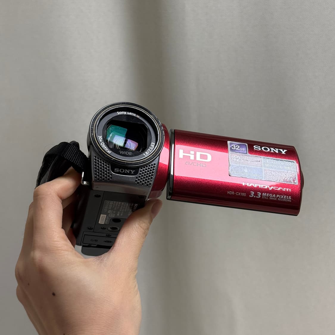 풀구성 SONY HDR-CX180 소니핸디캠 소니캠코더 빈티지캠코더 디카 상품이미지8