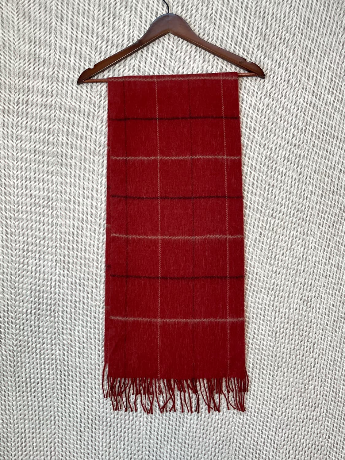 빈티지 클래식 체크 프린지 머플러 J03852 상품이미지4