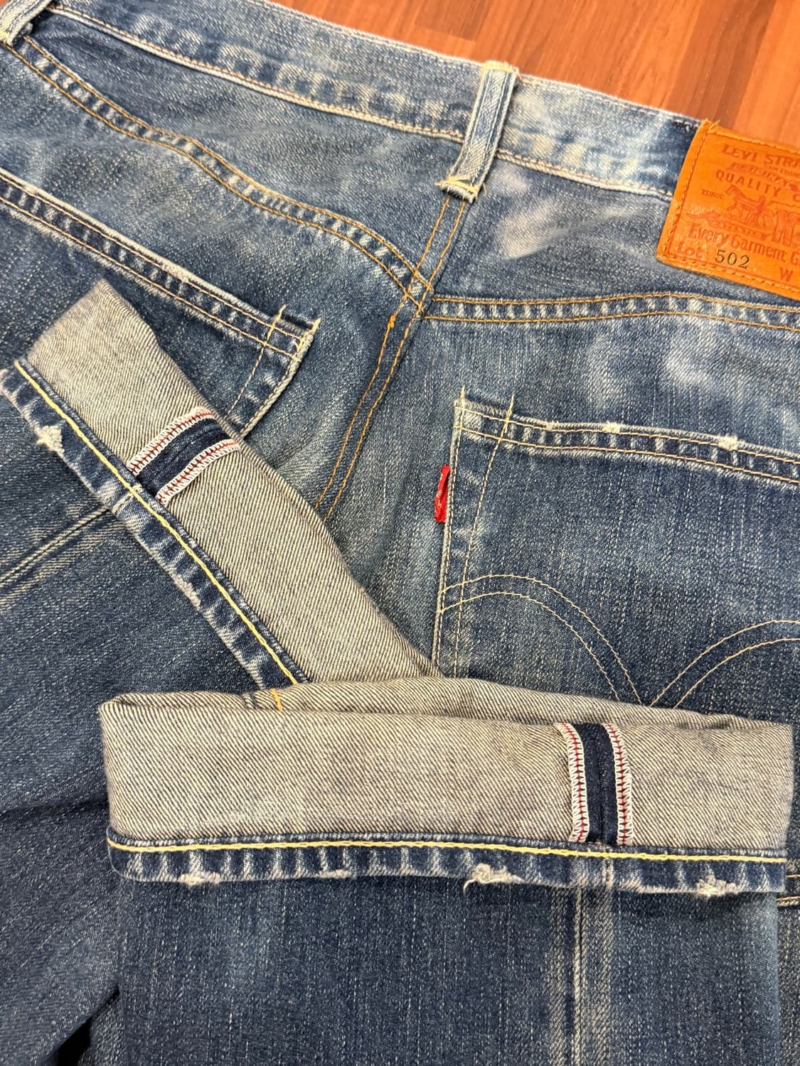 00s Levis 리바이스 502 셀비지 데님 팬츠 (32inch) 상품이미지8