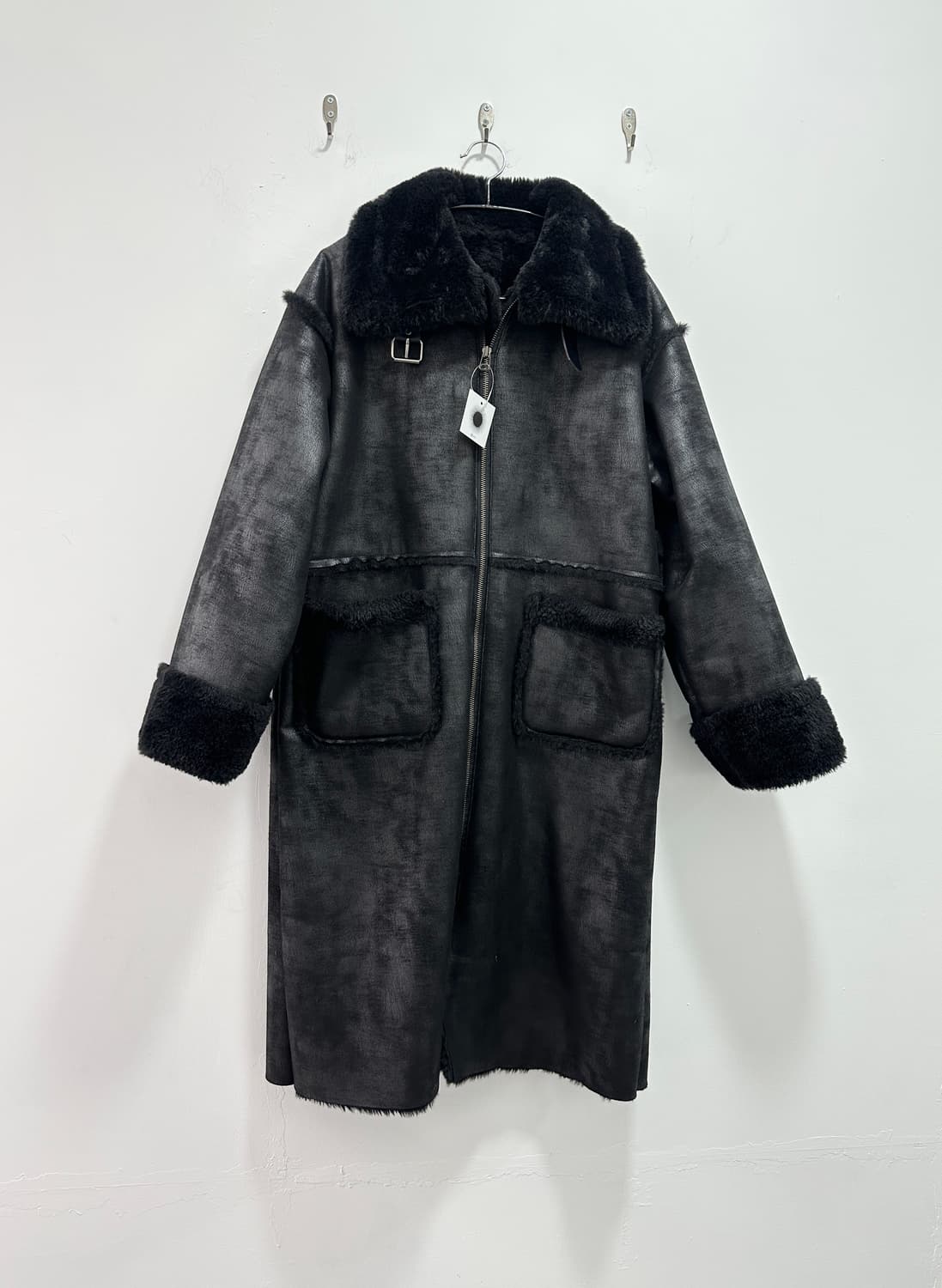 Vintage black fur mustang  상품이미지3