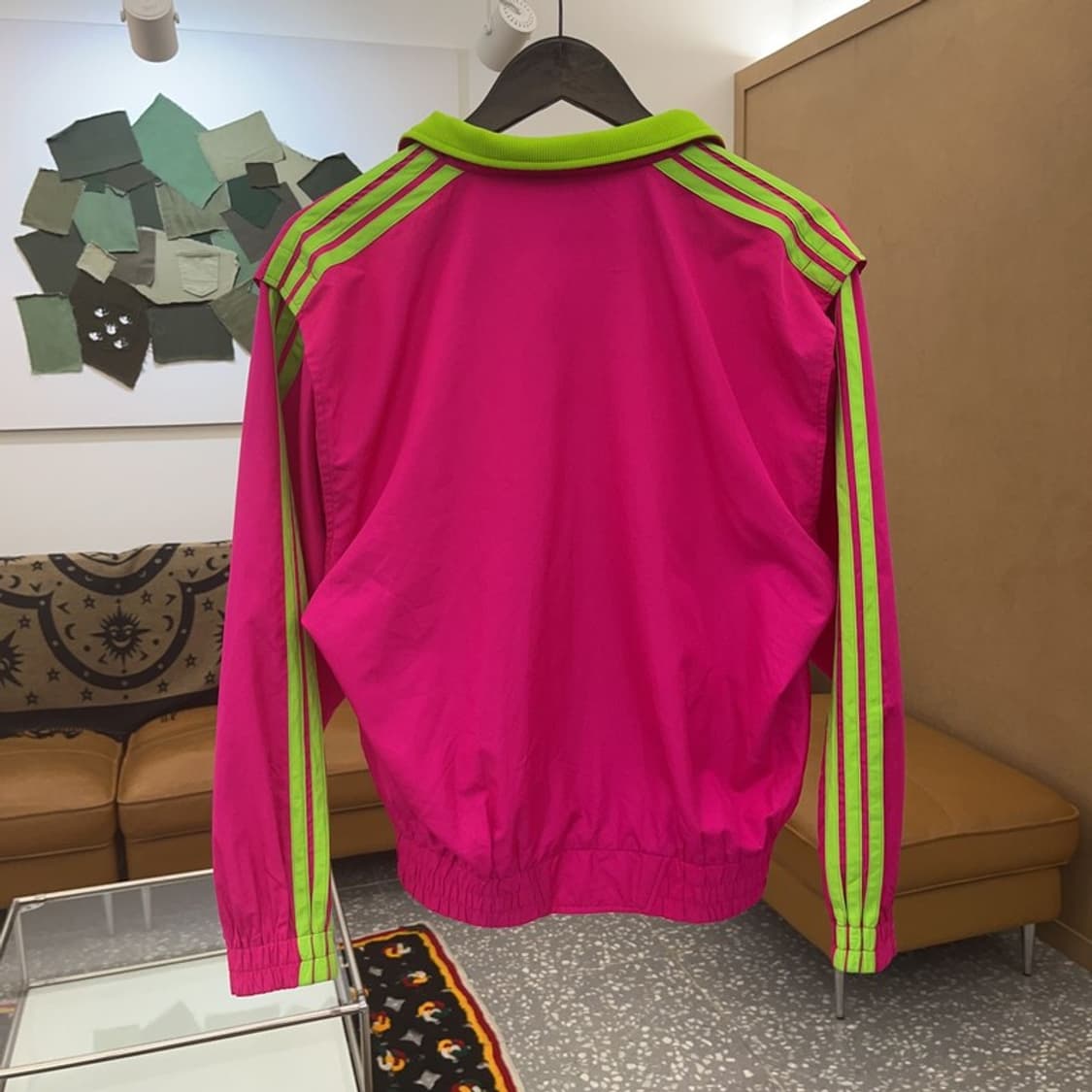 아디다스 희귀 핑크그린 윈드브레이커 바람막이 95 C07335 상품이미지4