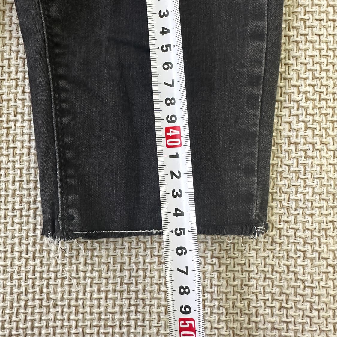 3 빈티지 5부 청 반바지 0423D 상품이미지5