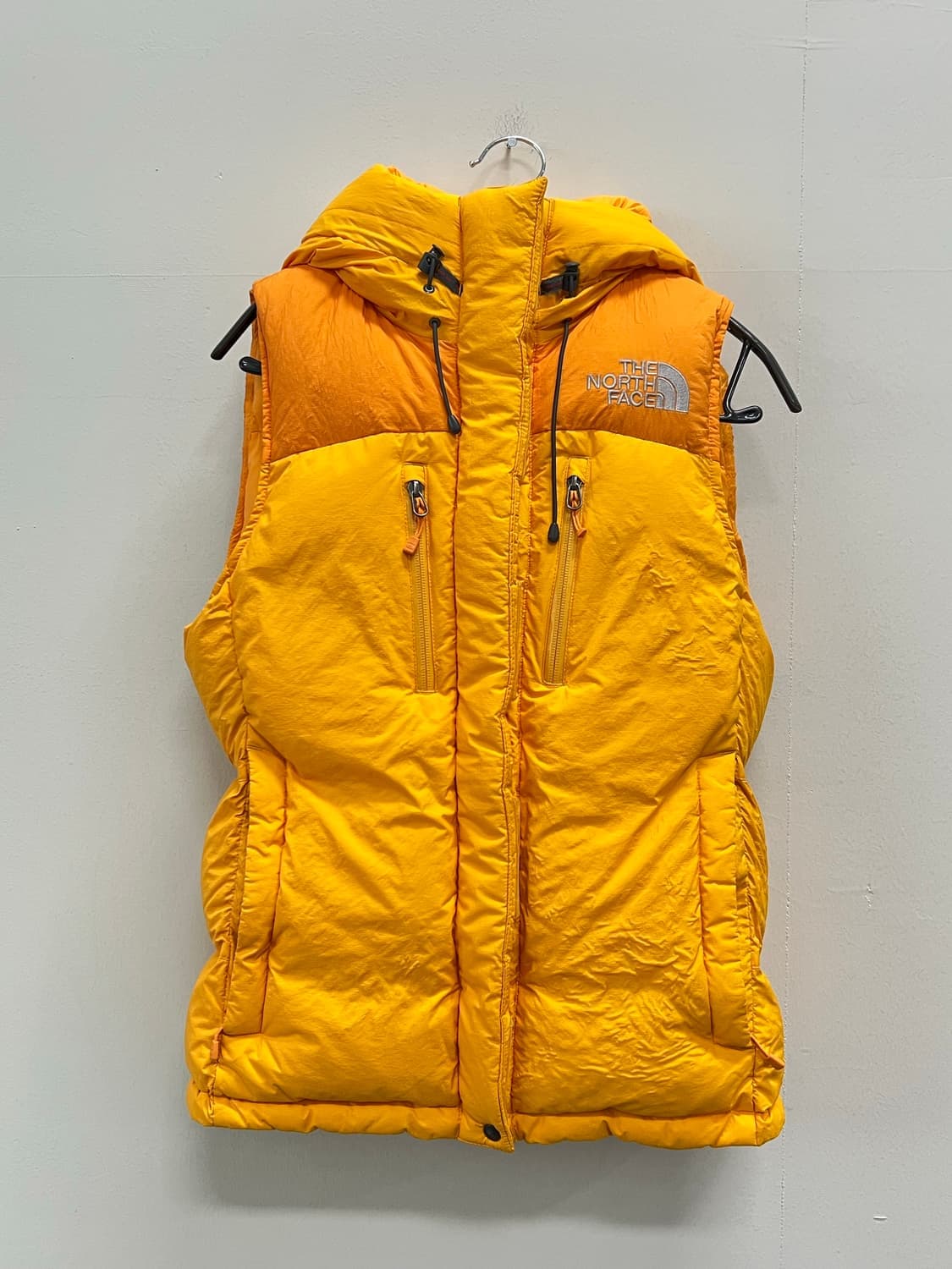 (S) 노스페이스 여성 프리즘 다운 자켓 리폼 패딩조끼 옐로우 상품이미지2